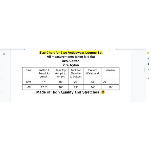 Women's Comfy 3 pc Tracksuit/Sweatsuit/Loungewear Set Size L/XL *stretchy* - Picture 8 of 8